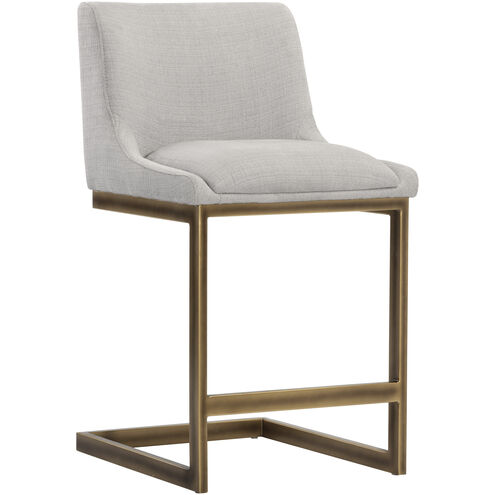 Holly 36.75 inch Zenith Soft Grey Counter Stool